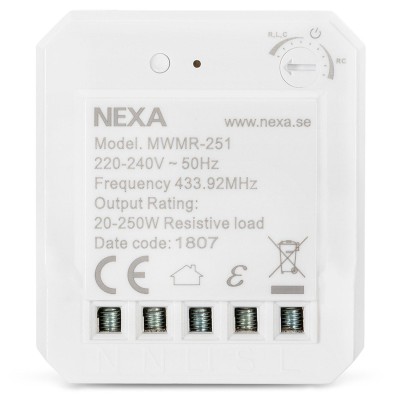 Nexa - MWMR-251 Dosdimmer för strömbr - 14568