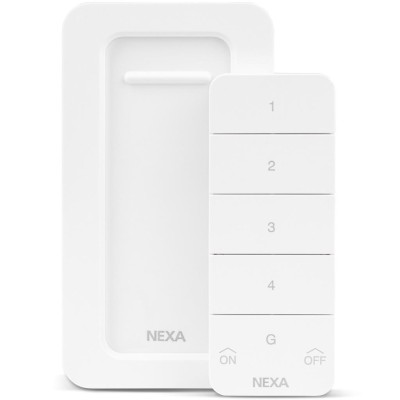 Nexa - MYCT-2107 Fjärrkontroll med magnetfäste 4-kanaler 433 MHz - A13854