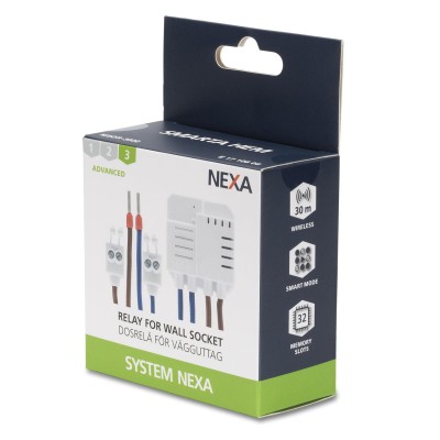 Nexa - MSOR-3500 Dosrelä vägguttag - 14458