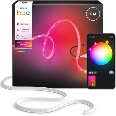 Philips Hue - Philips Hue Flux Outdoor Lightstrip White and Color gradient 5m - A15930