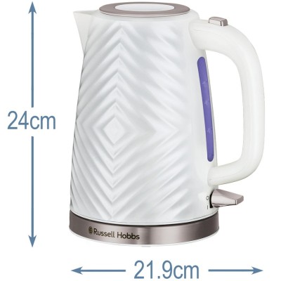 Russell Hobbs - Vattenkokare Groove Kettle White 26381-70 - A11037