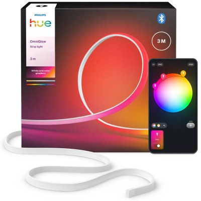 Philips Hue - Philips Hue OmniGlow Lightstrip White and Color gradient 3m - A15928