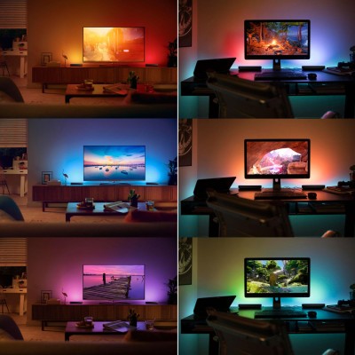 Philips Hue - Play Ljusskena White and color ambiance Svart 1-pack - 7820130E7