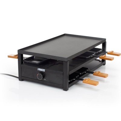 Princess - Raclette 162655  Black Steel Raclette för 8pers. - A11507