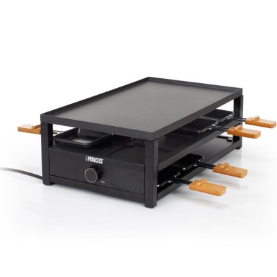 Princess - Raclette 162655  Black Steel Raclette för 8pers. - A11507