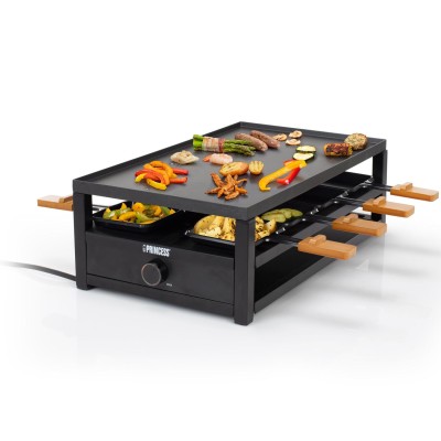 Princess - Raclette 162655  Black Steel Raclette för 8pers. - A11507