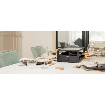 Princess - Raclette 162655  Black Steel Raclette för 8pers. - A11507