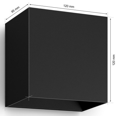 Philips Hue - Resonate Vägglampa Nedåtriktad White and Color Ambiance Svart - A10246