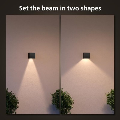 Philips Hue - Resonate Vägglampa Nedåtriktad White and Color Ambiance Svart - A10246