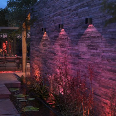 Philips Hue - Resonate Vägglampa Nedåtriktad White and Color Ambiance Svart - A10246