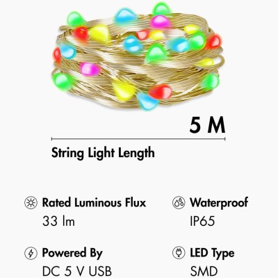 LogiLink - RGB-ljusslinga med fjärrkontroll och WiFi Tuya IP65 5 m - A12606