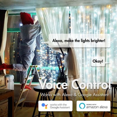 LogiLink - RGB-ljusslinga med fjärrkontroll och WiFi Tuya IP65 5 m - A12606