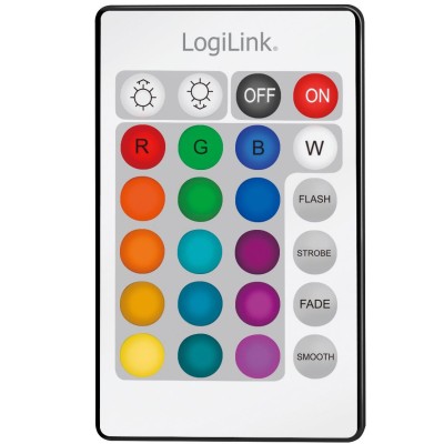 LogiLink - RGB LED-strip med fjärr. 3 meter - LED007