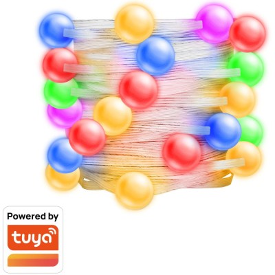 LogiLink - RGB-ljusslinga med fjärrkontroll och WiFi Tuya IP65 3 m - A12607