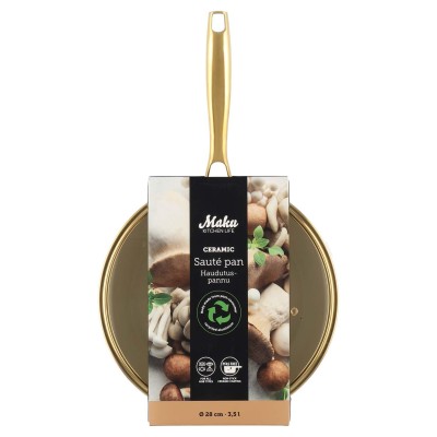 Maku - Sautépanna Maku beige 28 cm 3,5 L - A16369
