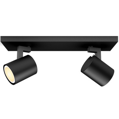 Philips Hue - Runner White Ambiance 2 spotlights 800 lm Svart - A13222