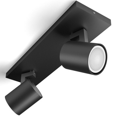 Philips Hue - Runner White Ambiance 2 spotlights 800 lm Svart - A13222
