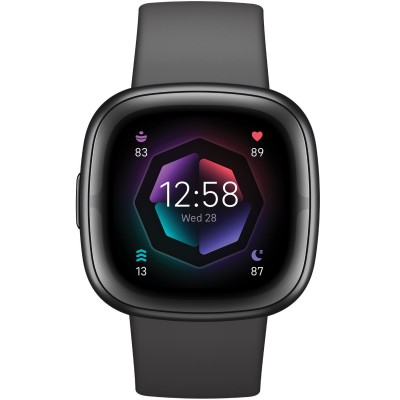 Fitbit - Sense 2, Shadow Grey/Graphite - FB521BKGB