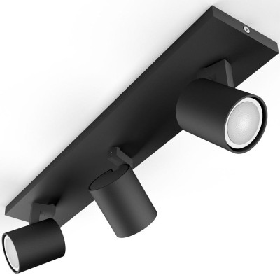 Philips Hue - Runner White Ambiance 3 spotlights 1200 lm Svart - A13223