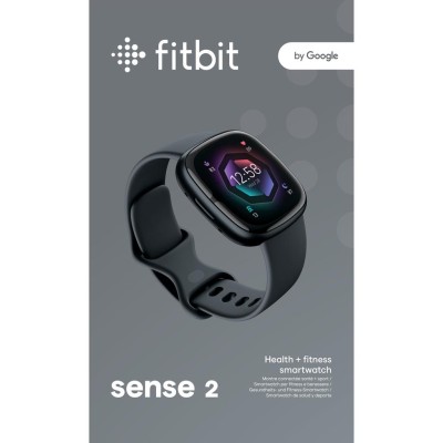 Fitbit - Sense 2, Shadow Grey/Graphite - FB521BKGB
