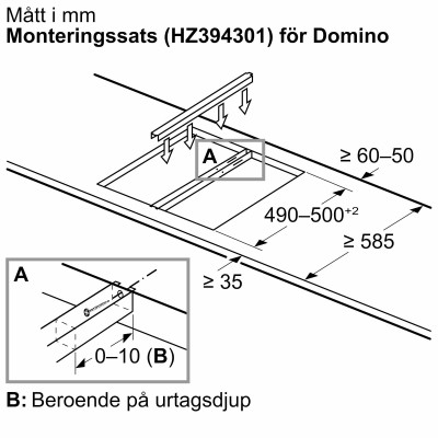 Siemens - ET375FFP1E - iQ300, Dominohäll, glaskeramik, 30 cm, med ram