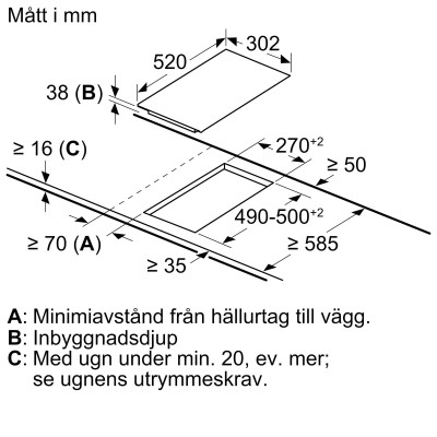 Siemens - ET375FFP1E - iQ300, Dominohäll, glaskeramik, 30 cm, med ram