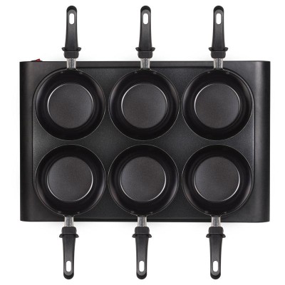 Wokset 6 färgade pannor