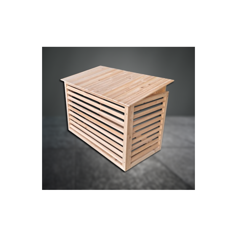 Värmepumpsskydd i trä