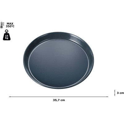 Siemens - HZ617000 - Pizzapanna, ⌀ 357 mm, Diskmaskinssäker, Lämplig för ugnsvagn