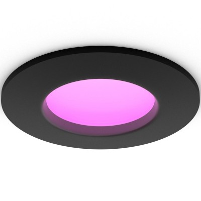 Philips Hue - Slim Downlight S 90mm White and Color Ambiance Svart 1-pack - A13218