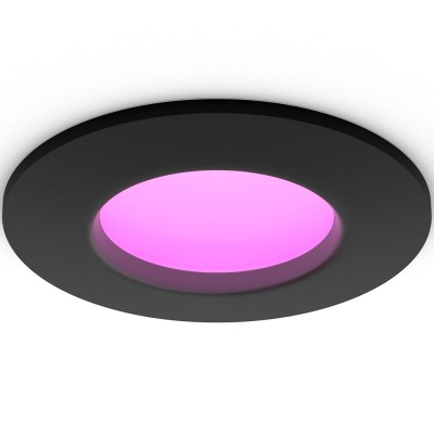 Philips Hue - Slim Downlight S 90mm White and Color Ambiance Svart 1-pack - A13218