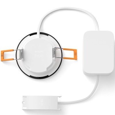 Philips Hue - Slim Downlight S 90mm White and Color Ambiance Svart 1-pack - A13218