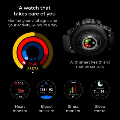 KSIX - Smartklocka Explorer GPS - Svart - A14607