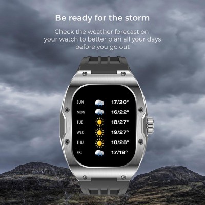 KSIX - Smartklocka Hero AMOLED - Svart - A14605