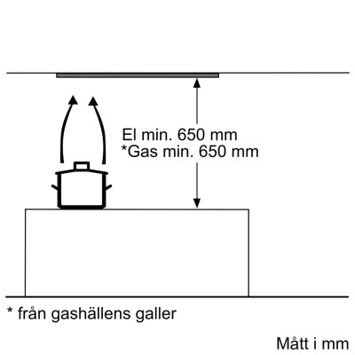 Siemens - LB75565 - iQ300, Inbyggnadsfläkt för skåp eller kåpa, 75 cm, Silvermetallic