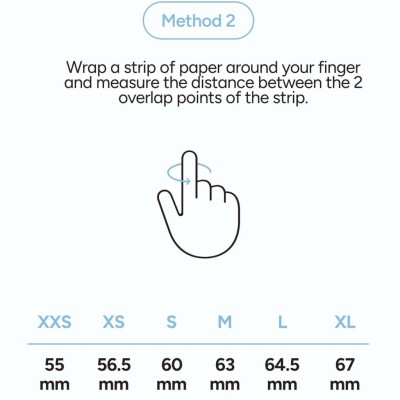 KSIX - Smart Ring Saturn Svart - XL - A14626