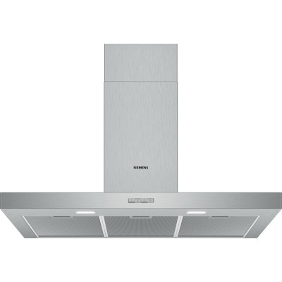 Siemens - LC94BBC50 - iQ100, Vägghängd köksfläkt, 90 cm, Rostfritt stål