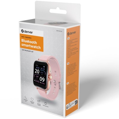 Denver - SmartWatch 1,44" display Hjärtsensor Rosa - A14735