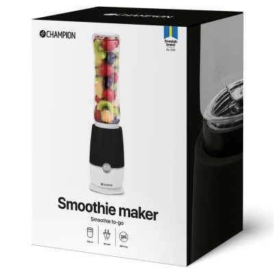 Champion - Smoothie Maker 180W SM110 Svart/Vit - CHSM110