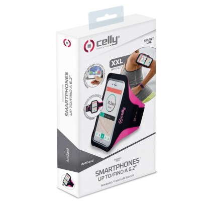 Celly - Sportarmband XXL max 6,2" Rosa - ARMBANDXXLPK