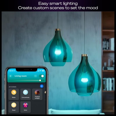 Philips Hue - Startkit White and Color Ambiance 2xE27 1100lm + Hue Bridge Pro - A15456
