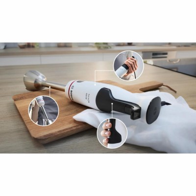 Bosch - Stavmixer paket MSM4W220 inkl bunke & mini hack 800Watt - A14058