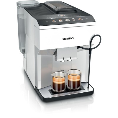 Siemens - TP515R02 - Helautomatisk kaffemaskin, EQ500 classic, Dagsljus silver, Vit