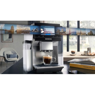 Siemens - TQ715R03 - Helautomatisk kaffemaskin, EQ700 integral, Rostfritt stål