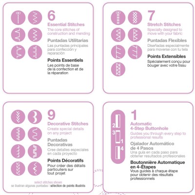 Singer - Symaskin 3223 Rosa Limited ed. - 3223P