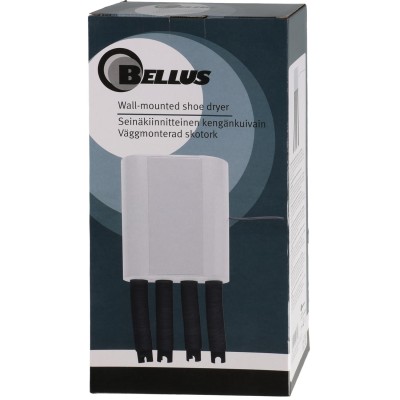 Bellus - Skotork 350Watt 4st slangar för torkning av 2st par skor samtidigt - A11369