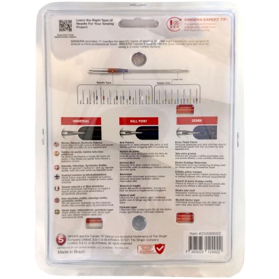 Singer - Symaskinsnålar Paket - A15095