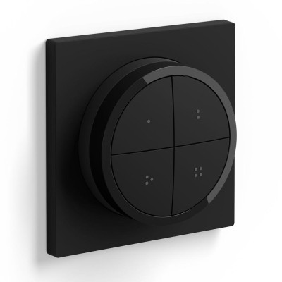 Philips Hue - Tap Dial Switch Fjärrkontroll/Vriddimmer Svart - 929003500201