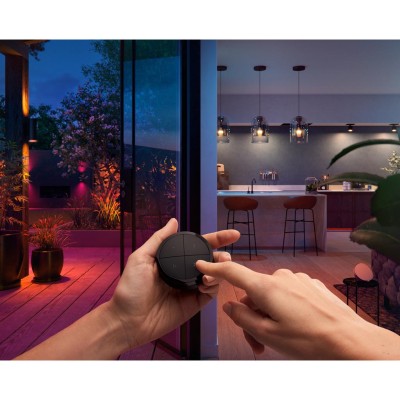 Philips Hue - Tap Dial Switch Fjärrkontroll/Vriddimmer Svart - 929003500201