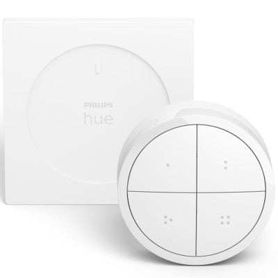 Philips Hue - Tap Dial Switch Fjärrkontroll/Vriddimmer Vit - 929003500101